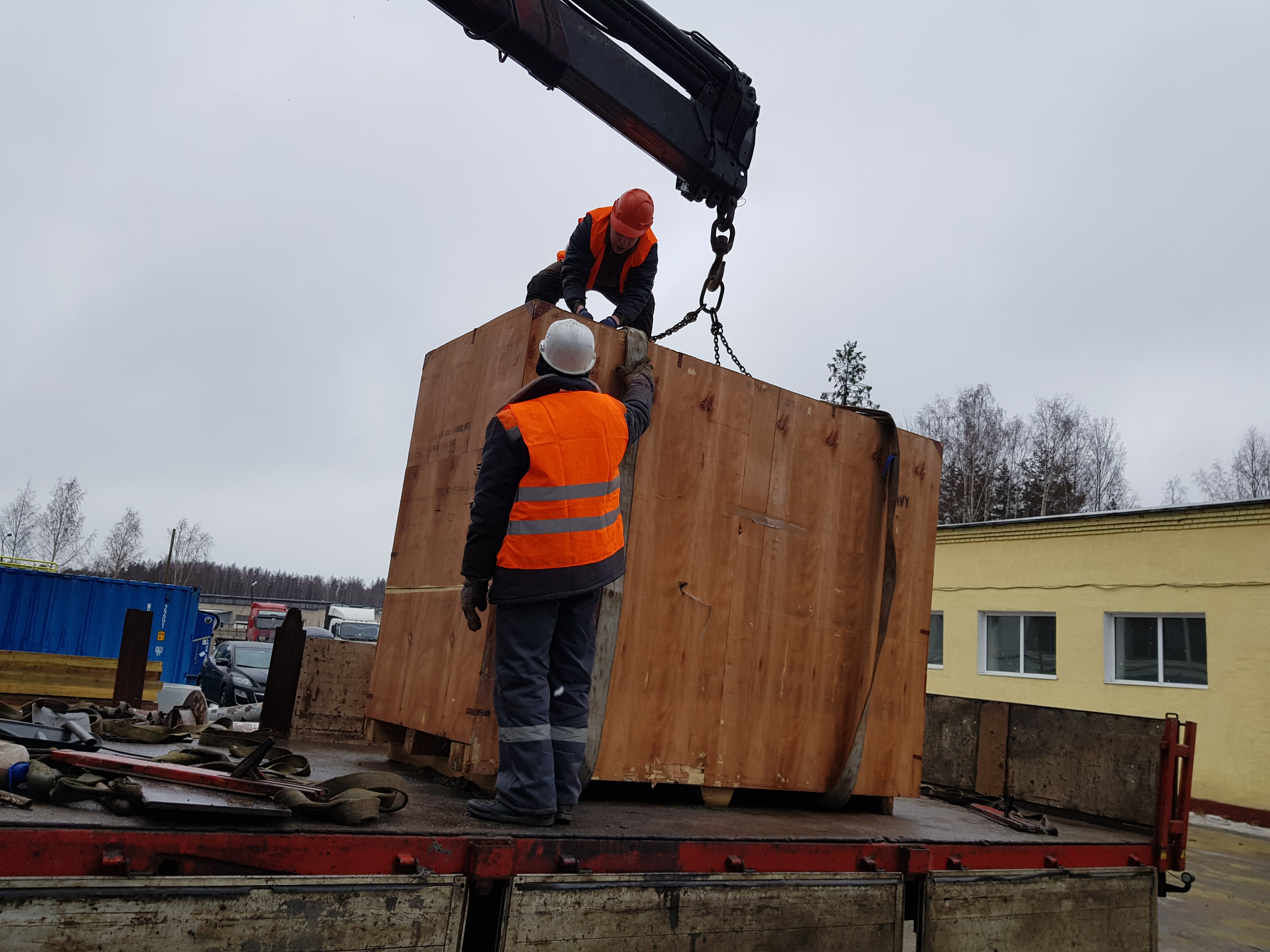 Такелаж оборудования весом до 4 тонн